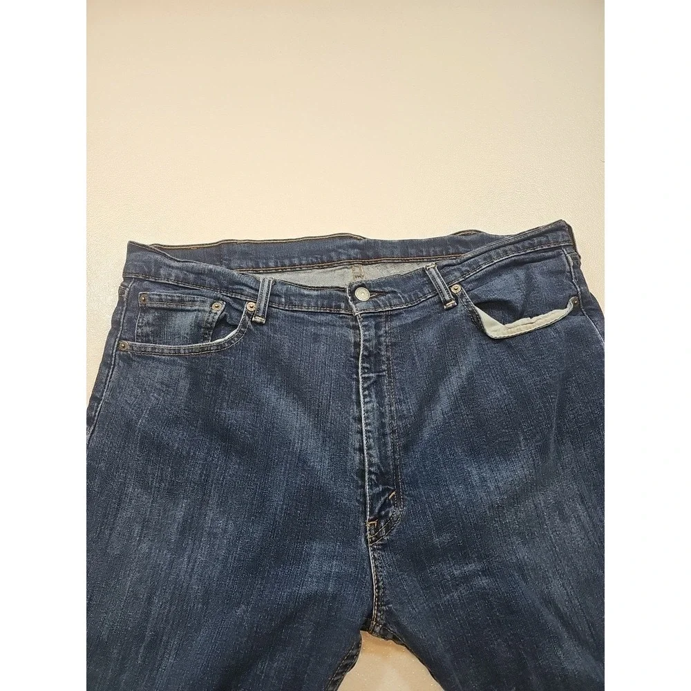 Levi's 505 Mens Jeans Size 40x32 Regular Fit Straight Leg Blue Denim